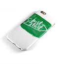 Just Start Green Paint iPhone 6/6s or 6/6s Plus 2-Piece Hybrid INK-Fuzed Case