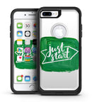 Just Start Green Paint - iPhone 7 or 7 Plus Commuter Case Skin Kit
