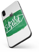 Just Start Green Paint - iPhone X Skin-Kit