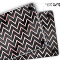 Karamfila Marble & Rose Gold Chevron v10 - Skin Decal Wrap Kit Compatible with the Apple MacBook Pro, Pro with Touch Bar or Air (11", 12", 13", 15" & 16" - All Versions Available)