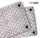 Karamfila Marble & Rose Gold Chevron v14 - Skin Decal Wrap Kit Compatible with the Apple MacBook Pro, Pro with Touch Bar or Air (11", 12", 13", 15" & 16" - All Versions Available)