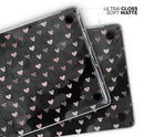 Karamfila Marble & Rose Gold Hearts v11 - Skin Decal Wrap Kit Compatible with the Apple MacBook Pro, Pro with Touch Bar or Air (11", 12", 13", 15" & 16" - All Versions Available)