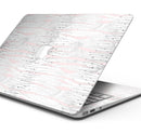 Karamfila Silver & Pink Marble V10 - Skin Decal Wrap Kit Compatible with the Apple MacBook Pro, Pro with Touch Bar or Air (11", 12", 13", 15" & 16" - All Versions Available)