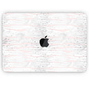 Karamfila Silver & Pink Marble V10 - Skin Decal Wrap Kit Compatible with the Apple MacBook Pro, Pro with Touch Bar or Air (11", 12", 13", 15" & 16" - All Versions Available)