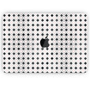 Karamfila Silver & Pink Marble V11 - Skin Decal Wrap Kit Compatible with the Apple MacBook Pro, Pro with Touch Bar or Air (11", 12", 13", 15" & 16" - All Versions Available)