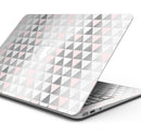 Karamfila Silver & Pink Marble V13 - Skin Decal Wrap Kit Compatible with the Apple MacBook Pro, Pro with Touch Bar or Air (11", 12", 13", 15" & 16" - All Versions Available)