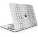 Karamfila Silver & Pink Marble V13 - Skin Decal Wrap Kit Compatible with the Apple MacBook Pro, Pro with Touch Bar or Air (11", 12", 13", 15" & 16" - All Versions Available)
