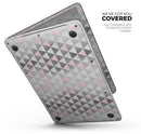 Karamfila Silver & Pink Marble V13 - Skin Decal Wrap Kit Compatible with the Apple MacBook Pro, Pro with Touch Bar or Air (11", 12", 13", 15" & 16" - All Versions Available)