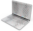 Karamfila Silver & Pink Marble V13 - Skin Decal Wrap Kit Compatible with the Apple MacBook Pro, Pro with Touch Bar or Air (11", 12", 13", 15" & 16" - All Versions Available)