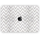 Karamfila Silver & Pink Marble V2 - Skin Decal Wrap Kit Compatible with the Apple MacBook Pro, Pro with Touch Bar or Air (11", 12", 13", 15" & 16" - All Versions Available)