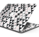 Karamfila Silver & Pink Marble V6 - Skin Decal Wrap Kit Compatible with the Apple MacBook Pro, Pro with Touch Bar or Air (11", 12", 13", 15" & 16" - All Versions Available)