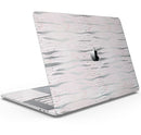 Karamfila Silver & Pink Marble V7 - Skin Decal Wrap Kit Compatible with the Apple MacBook Pro, Pro with Touch Bar or Air (11", 12", 13", 15" & 16" - All Versions Available)
