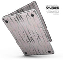 Karamfila Silver & Pink Marble V7 - Skin Decal Wrap Kit Compatible with the Apple MacBook Pro, Pro with Touch Bar or Air (11", 12", 13", 15" & 16" - All Versions Available)