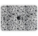 Karamfila Silver & Pink Marble V9 - Skin Decal Wrap Kit Compatible with the Apple MacBook Pro, Pro with Touch Bar or Air (11", 12", 13", 15" & 16" - All Versions Available)
