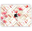 Karamfila Watercolo Poppies V10 - Skin Decal Wrap Kit Compatible with the Apple MacBook Pro, Pro with Touch Bar or Air (11", 12", 13", 15" & 16" - All Versions Available)