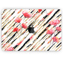 Karamfila Watercolo Poppies V12 - Skin Decal Wrap Kit Compatible with the Apple MacBook Pro, Pro with Touch Bar or Air (11", 12", 13", 15" & 16" - All Versions Available)