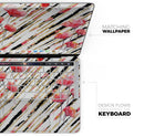 Karamfila Watercolo Poppies V12 - Skin Decal Wrap Kit Compatible with the Apple MacBook Pro, Pro with Touch Bar or Air (11", 12", 13", 15" & 16" - All Versions Available)
