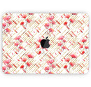 Karamfila Watercolo Poppies V13 - Skin Decal Wrap Kit Compatible with the Apple MacBook Pro, Pro with Touch Bar or Air (11", 12", 13", 15" & 16" - All Versions Available)