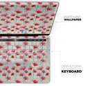 Karamfila Watercolo Poppies V14 - Skin Decal Wrap Kit Compatible with the Apple MacBook Pro, Pro with Touch Bar or Air (11", 12", 13", 15" & 16" - All Versions Available)