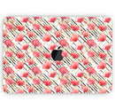 Karamfila Watercolo Poppies V24 - Skin Decal Wrap Kit Compatible with the Apple MacBook Pro, Pro with Touch Bar or Air (11", 12", 13", 15" & 16" - All Versions Available)