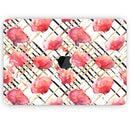 Karamfila Watercolo Poppies V25 - Skin Decal Wrap Kit Compatible with the Apple MacBook Pro, Pro with Touch Bar or Air (11", 12", 13", 15" & 16" - All Versions Available)