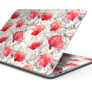 Karamfila Watercolo Poppies V26 - Skin Decal Wrap Kit Compatible with the Apple MacBook Pro, Pro with Touch Bar or Air (11", 12", 13", 15" & 16" - All Versions Available)