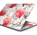 Karamfila Watercolo Poppies V29 - Skin Decal Wrap Kit Compatible with the Apple MacBook Pro, Pro with Touch Bar or Air (11", 12", 13", 15" & 16" - All Versions Available)