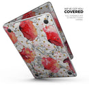 Karamfila Watercolo Poppies V29 - Skin Decal Wrap Kit Compatible with the Apple MacBook Pro, Pro with Touch Bar or Air (11", 12", 13", 15" & 16" - All Versions Available)