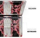 Karamfila Watercolo Poppies V5 - Skin Decal Wrap Kit Compatible with the Apple MacBook Pro, Pro with Touch Bar or Air (11", 12", 13", 15" & 16" - All Versions Available)