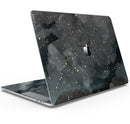 Karamfila Watercolor & Gold V10 - Skin Decal Wrap Kit Compatible with the Apple MacBook Pro, Pro with Touch Bar or Air (11", 12", 13", 15" & 16" - All Versions Available)