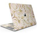 Karamfila Watercolor & Gold V1 - Skin Decal Wrap Kit Compatible with the Apple MacBook Pro, Pro with Touch Bar or Air (11", 12", 13", 15" & 16" - All Versions Available)