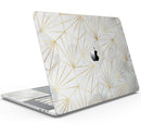 Karamfila Watercolor & Gold V4 - Skin Decal Wrap Kit Compatible with the Apple MacBook Pro, Pro with Touch Bar or Air (11", 12", 13", 15" & 16" - All Versions Available)
