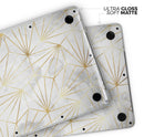 Karamfila Watercolor & Gold V4 - Skin Decal Wrap Kit Compatible with the Apple MacBook Pro, Pro with Touch Bar or Air (11", 12", 13", 15" & 16" - All Versions Available)