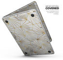 Karamfila Watercolor & Gold V4 - Skin Decal Wrap Kit Compatible with the Apple MacBook Pro, Pro with Touch Bar or Air (11", 12", 13", 15" & 16" - All Versions Available)