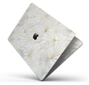 Karamfila Watercolor & Gold V4 - Skin Decal Wrap Kit Compatible with the Apple MacBook Pro, Pro with Touch Bar or Air (11", 12", 13", 15" & 16" - All Versions Available)
