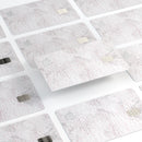 Karamfila Blotched Marble & Rose Gold v1 - Premium Protective Decal Skin-Kit for the Apple Credit Card
