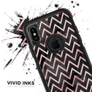 Karamfila Marble & Rose Gold Chevron v10 - Skin Kit for the iPhone OtterBox Cases