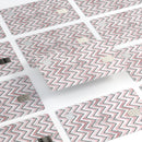 Karamfila Marble & Rose Gold Chevron v14 - Premium Protective Decal Skin-Kit for the Apple Credit Card