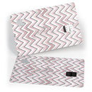 Karamfila Marble & Rose Gold Chevron v14 - Premium Protective Decal Skin-Kit for the Apple Credit Card