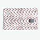 Karamfila Marble & Rose Gold Chevron v14 - Premium Protective Decal Skin-Kit for the Apple Credit Card