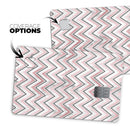 Karamfila Marble & Rose Gold Chevron v14 - Premium Protective Decal Skin-Kit for the Apple Credit Card