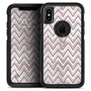 Karamfila Marble & Rose Gold Chevron v14 - Skin Kit for the iPhone OtterBox Cases