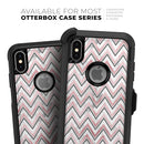 Karamfila Marble & Rose Gold Chevron v14 - Skin Kit for the iPhone OtterBox Cases