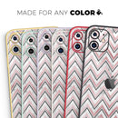 Karamfila Marble & Rose Gold Chevron v14  - Protective Skin Wrap & Decal – Compatible with iPhone SE to iPhone 17 Pro Max (All Models)