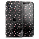 Karamfila Marble & Rose Gold Hearts v11  - Protective Skin Wrap & Decal – Compatible with iPhone SE to iPhone 17 Pro Max (All Models)