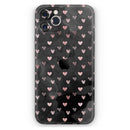 Karamfila Marble & Rose Gold Hearts v11  - Protective Skin Wrap & Decal – Compatible with iPhone SE to iPhone 17 Pro Max (All Models)