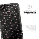 Karamfila Marble & Rose Gold Hearts v11  - Protective Skin Wrap & Decal – Compatible with iPhone SE to iPhone 17 Pro Max (All Models)