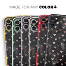 Karamfila Marble & Rose Gold Hearts v11  - Protective Skin Wrap & Decal – Compatible with iPhone SE to iPhone 17 Pro Max (All Models)