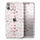 Karamfila Marble & Rose Gold Hearts v3  - Protective Skin Wrap & Decal – Compatible with iPhone SE to iPhone 17 Pro Max (All Models)