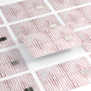 Karamfila Marble & Rose Gold Striped v5 - Premium Protective Decal Skin-Kit for the Apple Credit Card